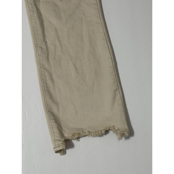 Judy Blue Women's 9/29 Straight Fit High Rise Stretch Jeans Off White Denim - Picture 5 of 7